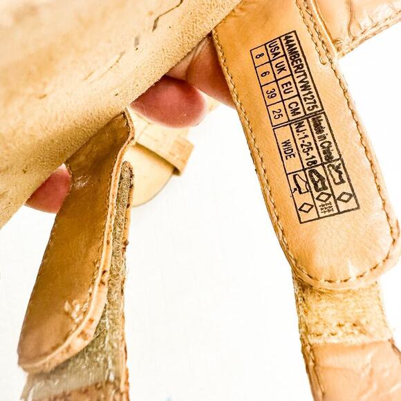 Vionic Amber Cork Gold Adjustable Multi Strap Comfort Sandal Size 8 - Picture 2 of 4